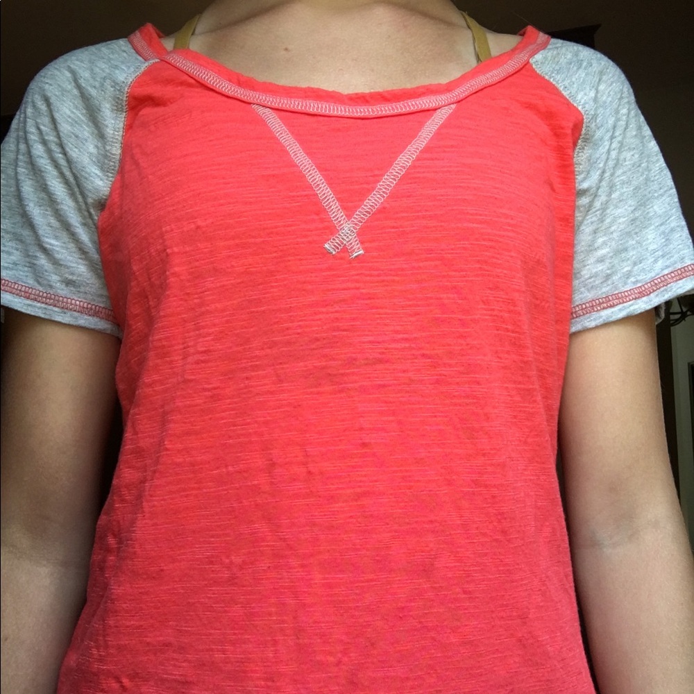 Orange shirt